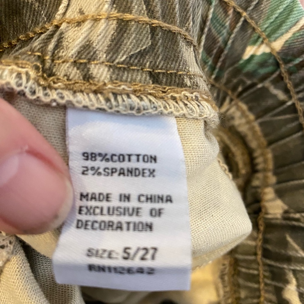 Camouflage Cargo Pants - Worn once! - Picture 3 of 3